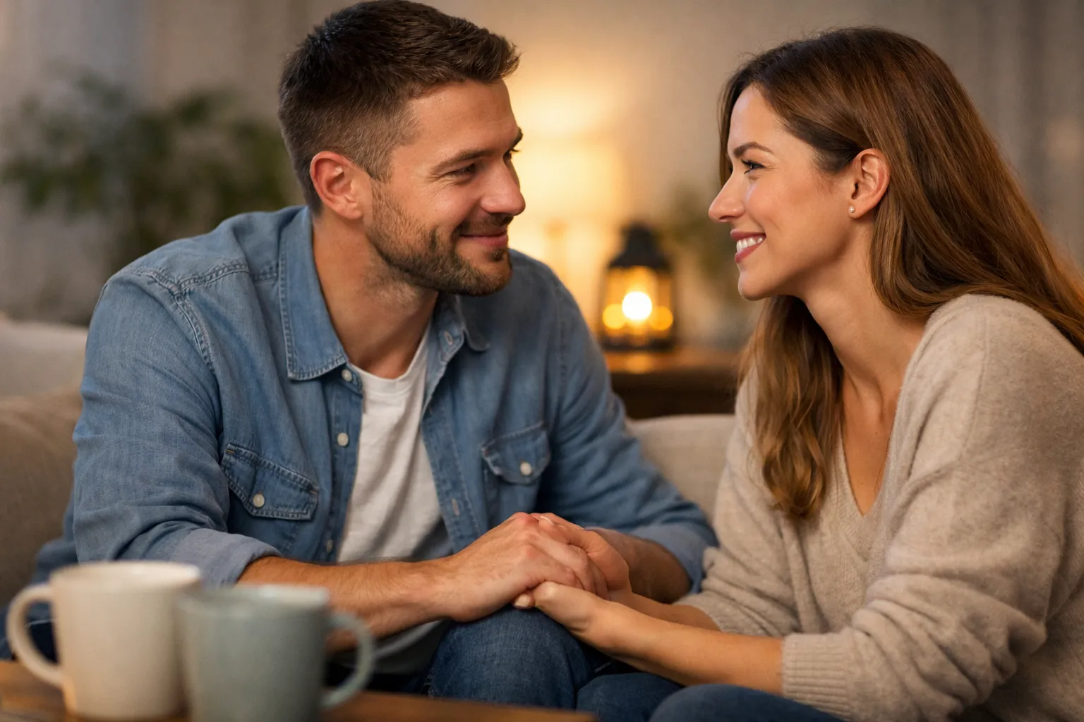 Връзки и комуникация между партньори – спокойен и открит разговор, изграждащ доверие и емоционална близост